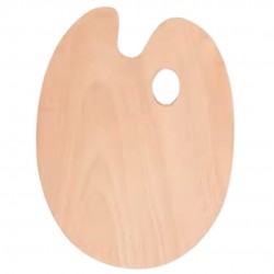 Wooden palette 40*50oval extra large